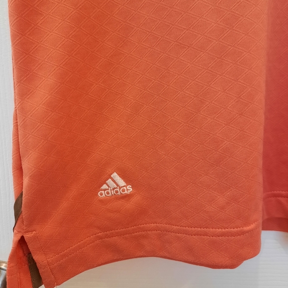 Adidas ⛳ Women's Coral Pink Golf Shirt, Size XL - Picture 3 of 10